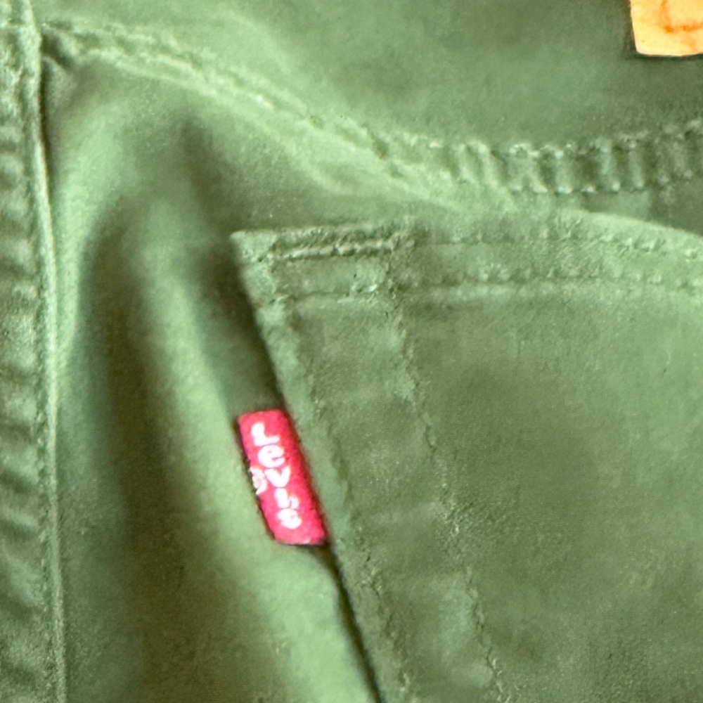 Levi's 502 Regular Taper Jeans Green W31 L32 - Picture 9 of 14